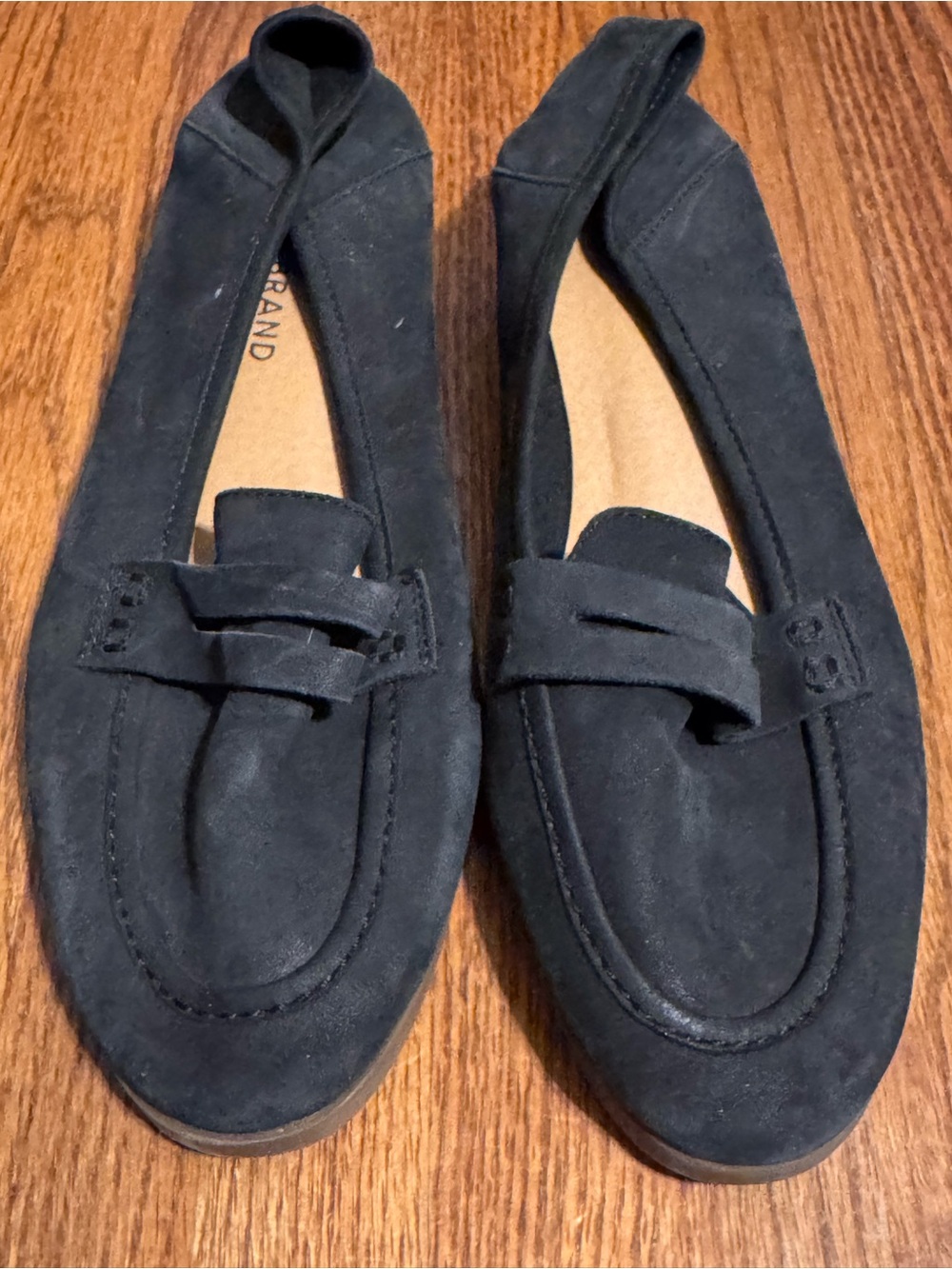 Lucky Brand Navy Suede Loafers